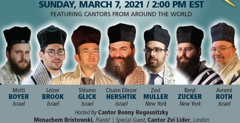A Pre-Passover Cantorial Celebration LIVE!