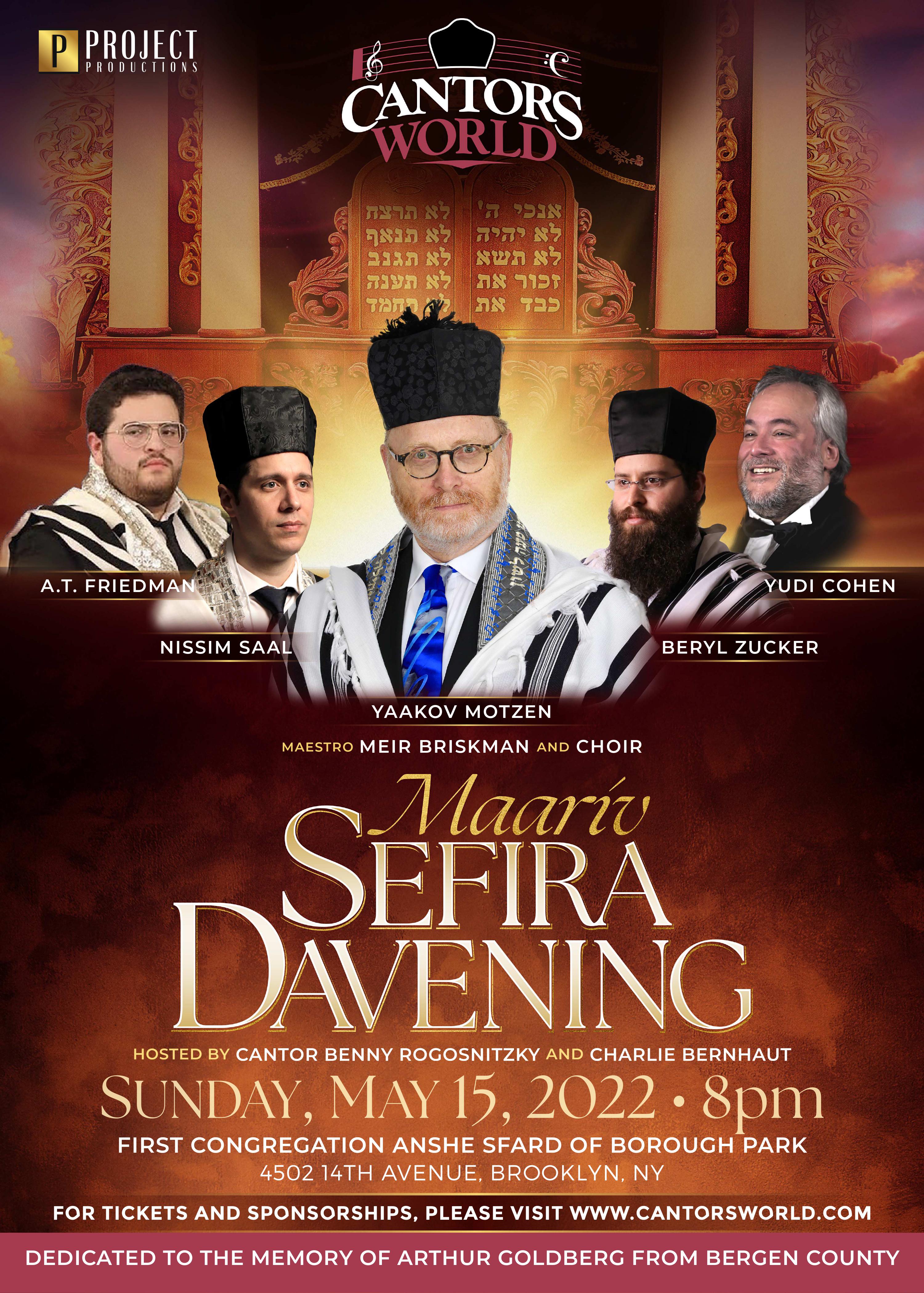 Maariv Sefira Davening- May 15