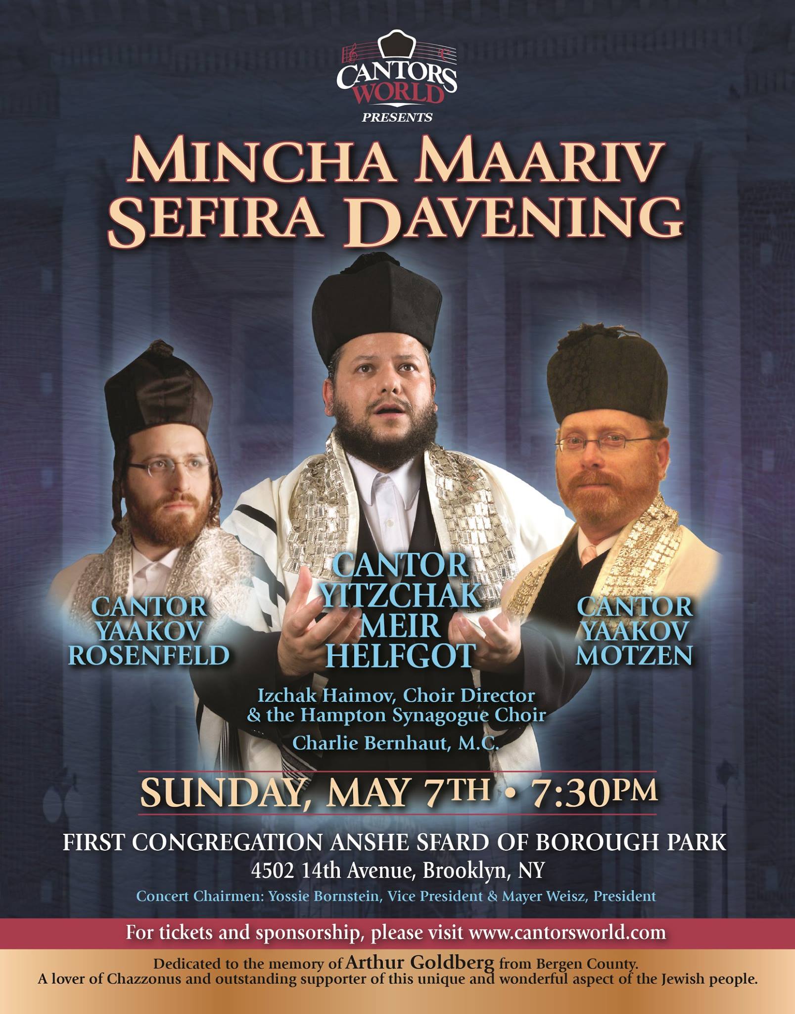 Mincha Maariv Sefira Davening